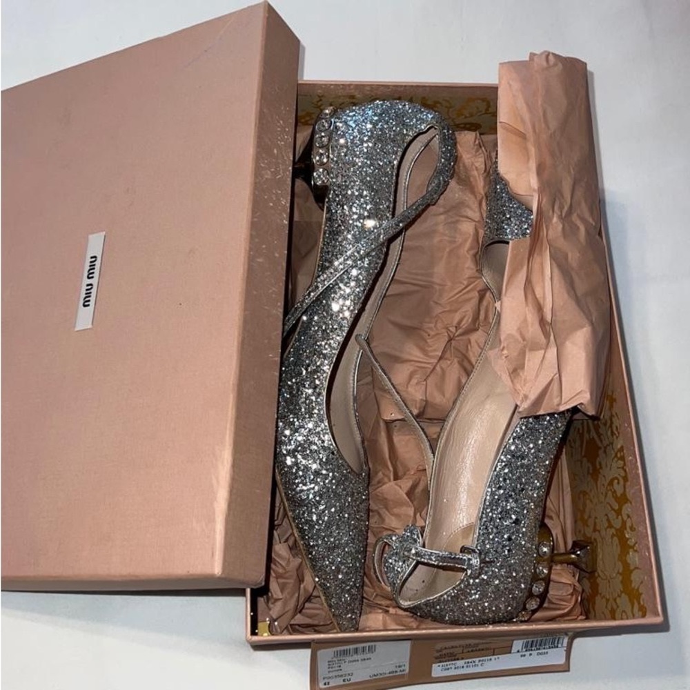 Miu Miu Embellished Pumps
